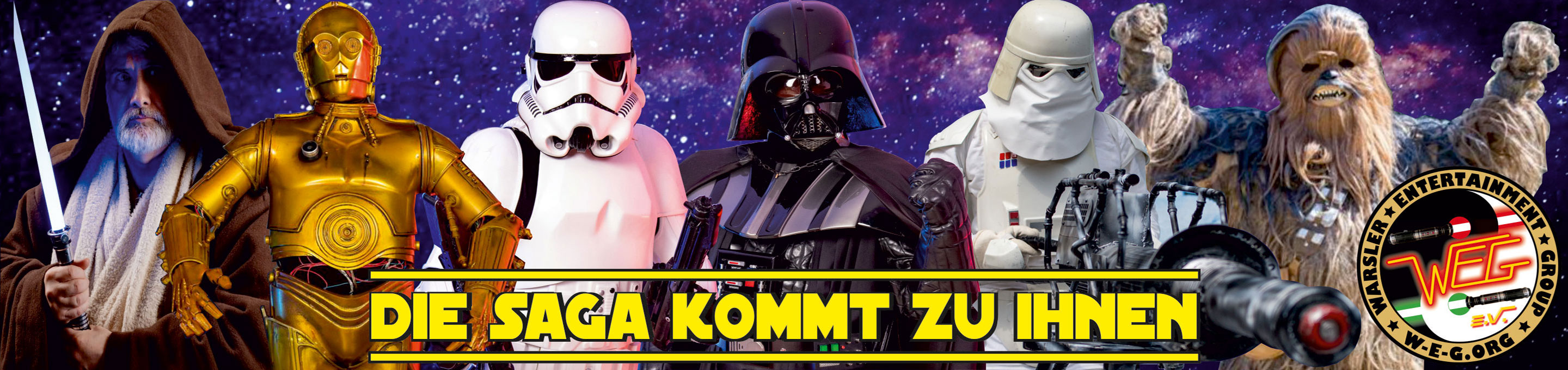 Star-Wars-Charaktere als Walking Acts